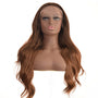 Light Copper Brown Lace Front Wig. Dominique Wig