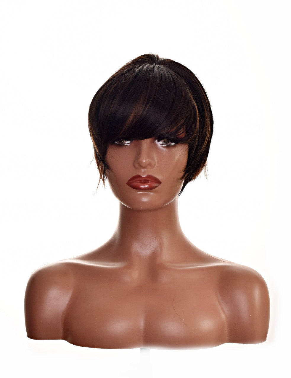 Short Lightweight Brown Chic Linda Wig