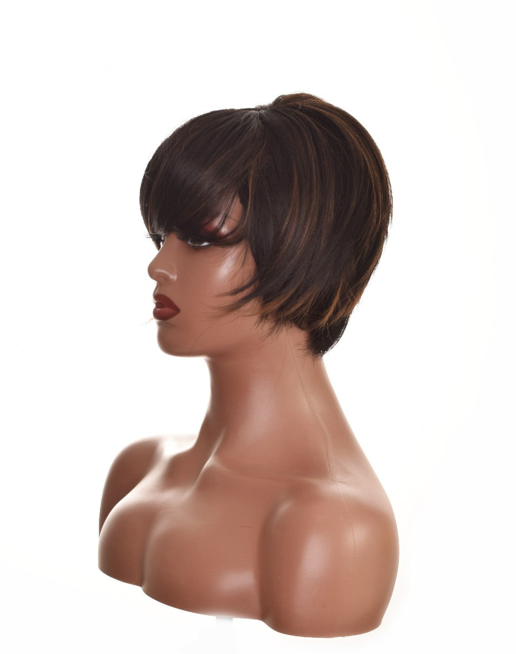 Short Lightweight Brown Chic Linda Wig