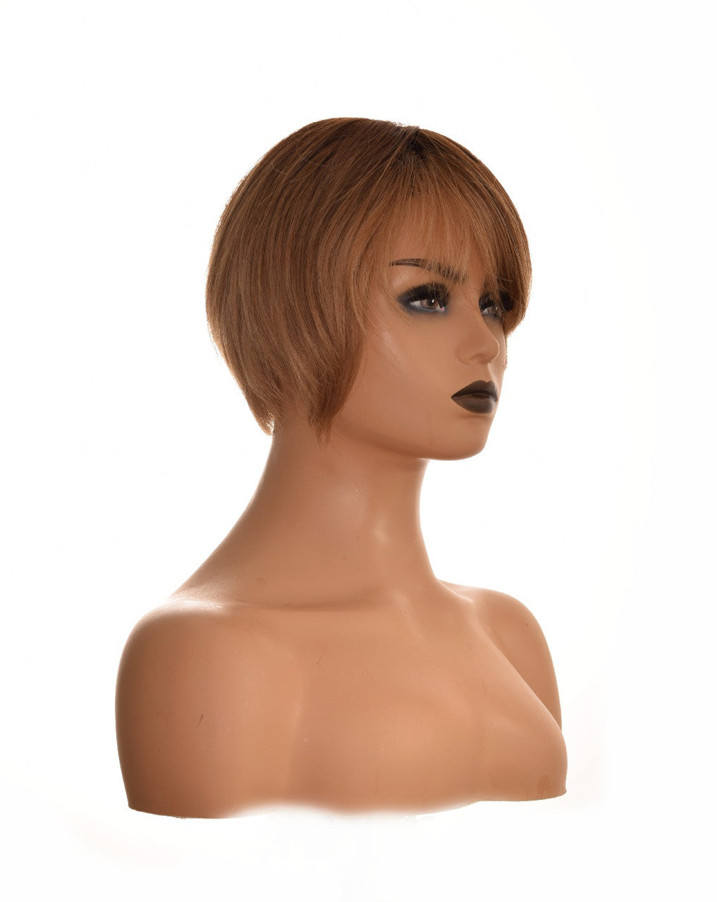 Short Length Lightweight Brown Mix Linaa Wig