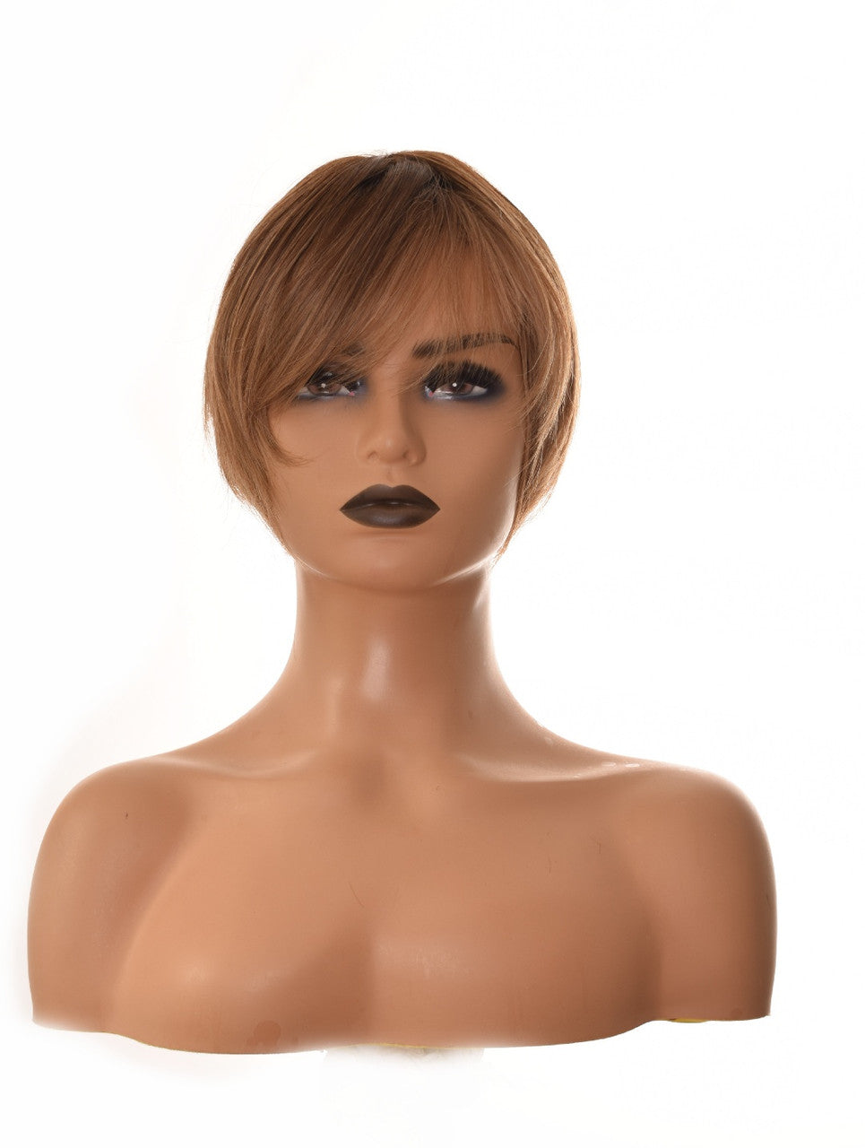 Short Length Lightweight Brown Mix Linaa Wig