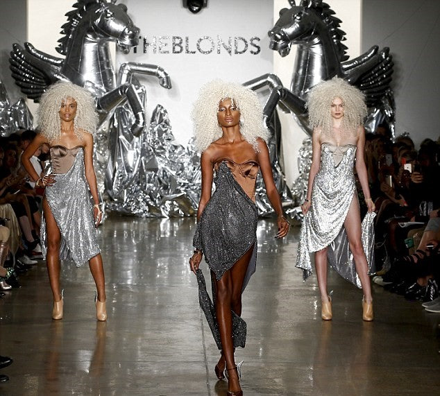 Hair By MissTresses Wigs at NYFW for The Blonds!.. Again!