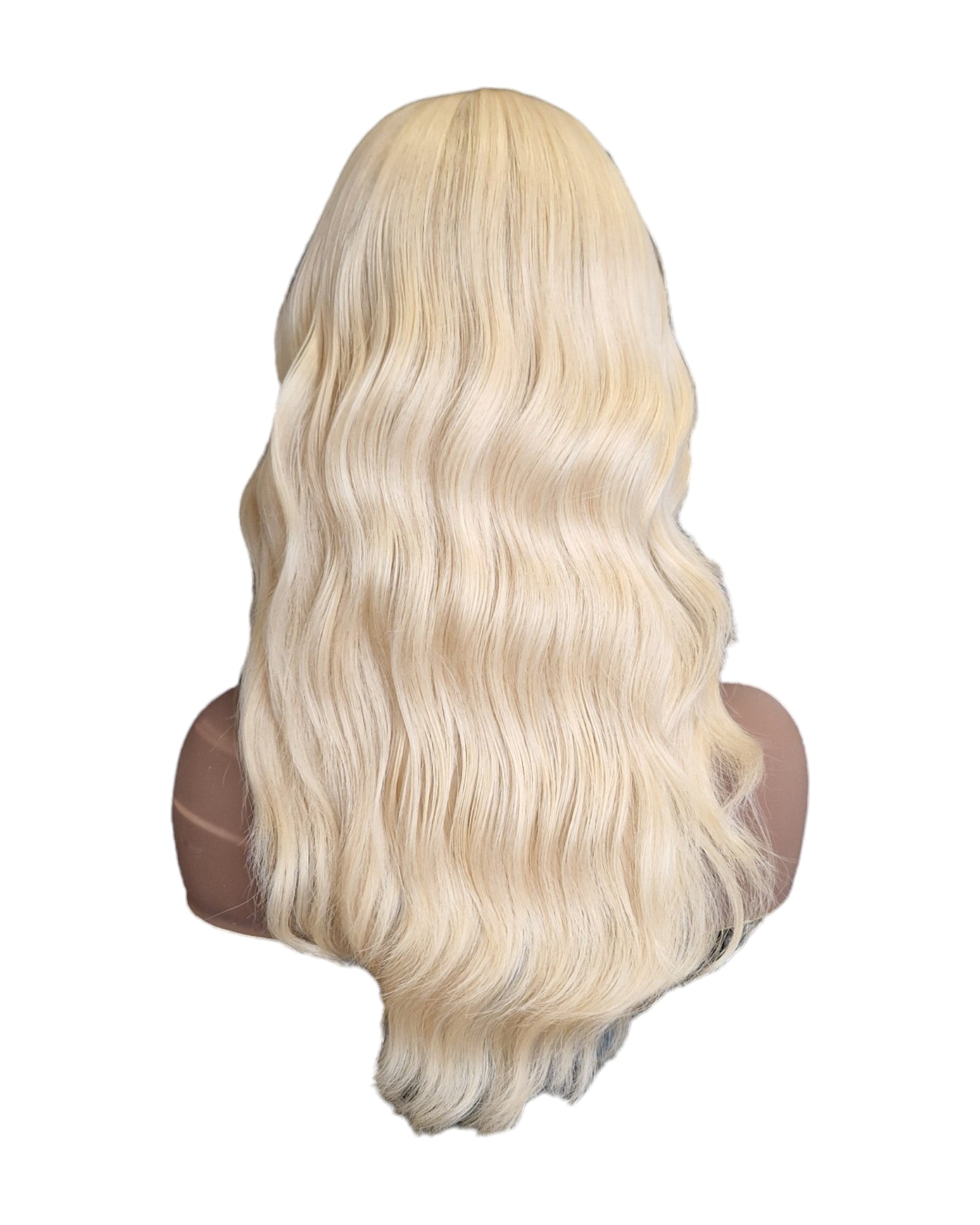 Wavy Blonde Wig With Fringe. Brianna.-CelebWigs