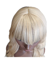 Wavy Blonde Wig With Fringe. Brianna.-CelebWigs