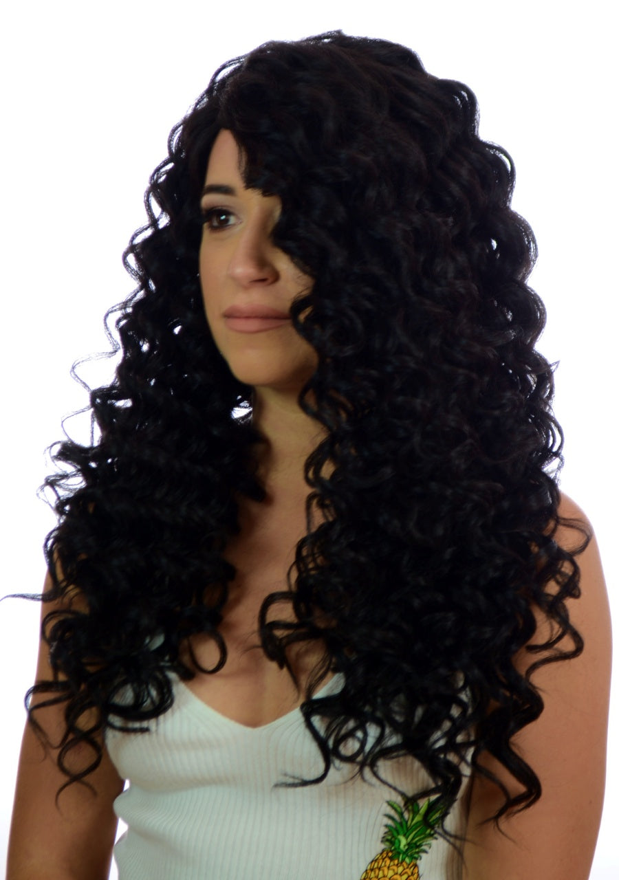 Long Curly  Monotop Wig | 2 Shades Natural Look Premium Quality Wigs