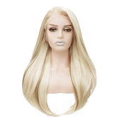 Blonde Blended Highlights Lace Front Wig. Aurora-CelebWigs