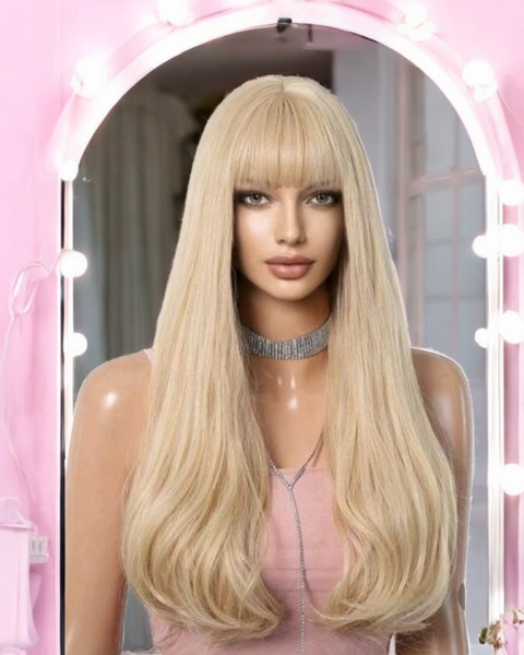 Celebrity Divaqueen Long Wavy h.d offers lace front blond wig