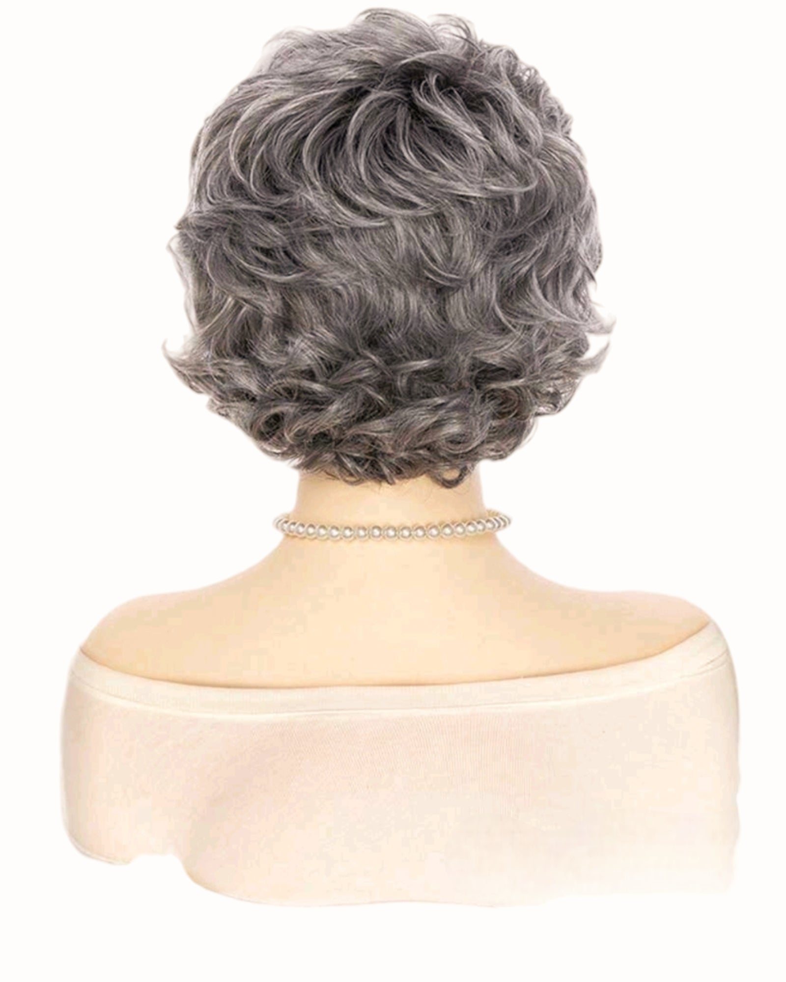 Silver Grey Mature Wig. Brenda-CelebWigs