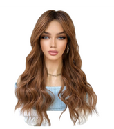 Autumn Brown Wavy Wig. Jemma.-CelebWigs