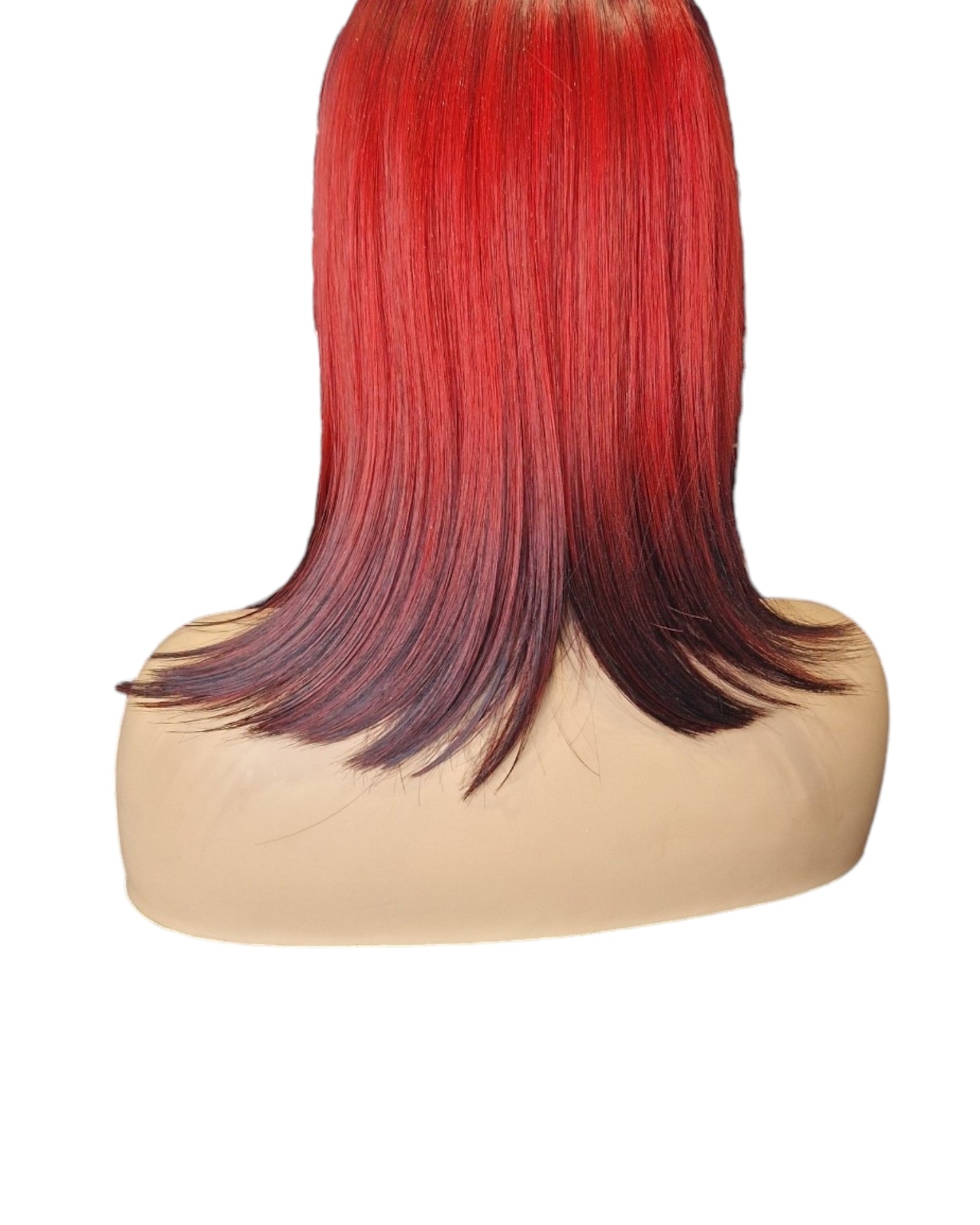 Red Ombre Bobbed Hairstyle Wig. Katy.-CelebWigs