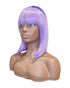 Lilac Purple Bob Hairstyle Wig. Iris