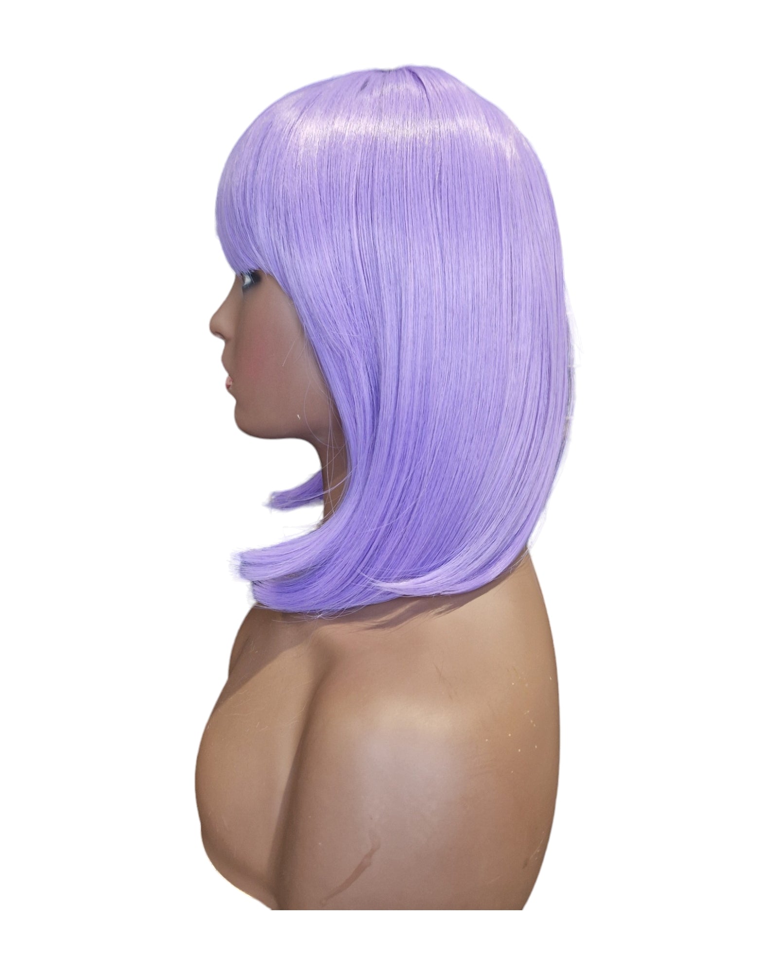 Lilac Purple Bob Hairstyle Wig. Iris