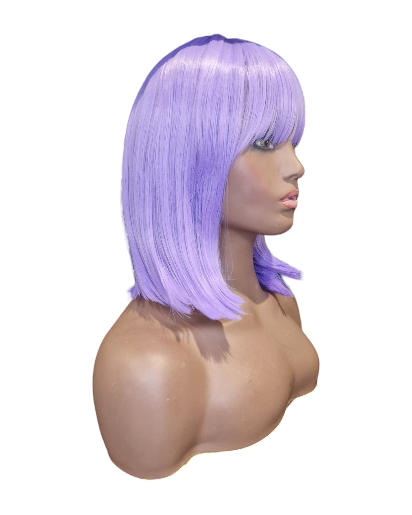 Lilac Purple Bob Hairstyle Wig. Iris