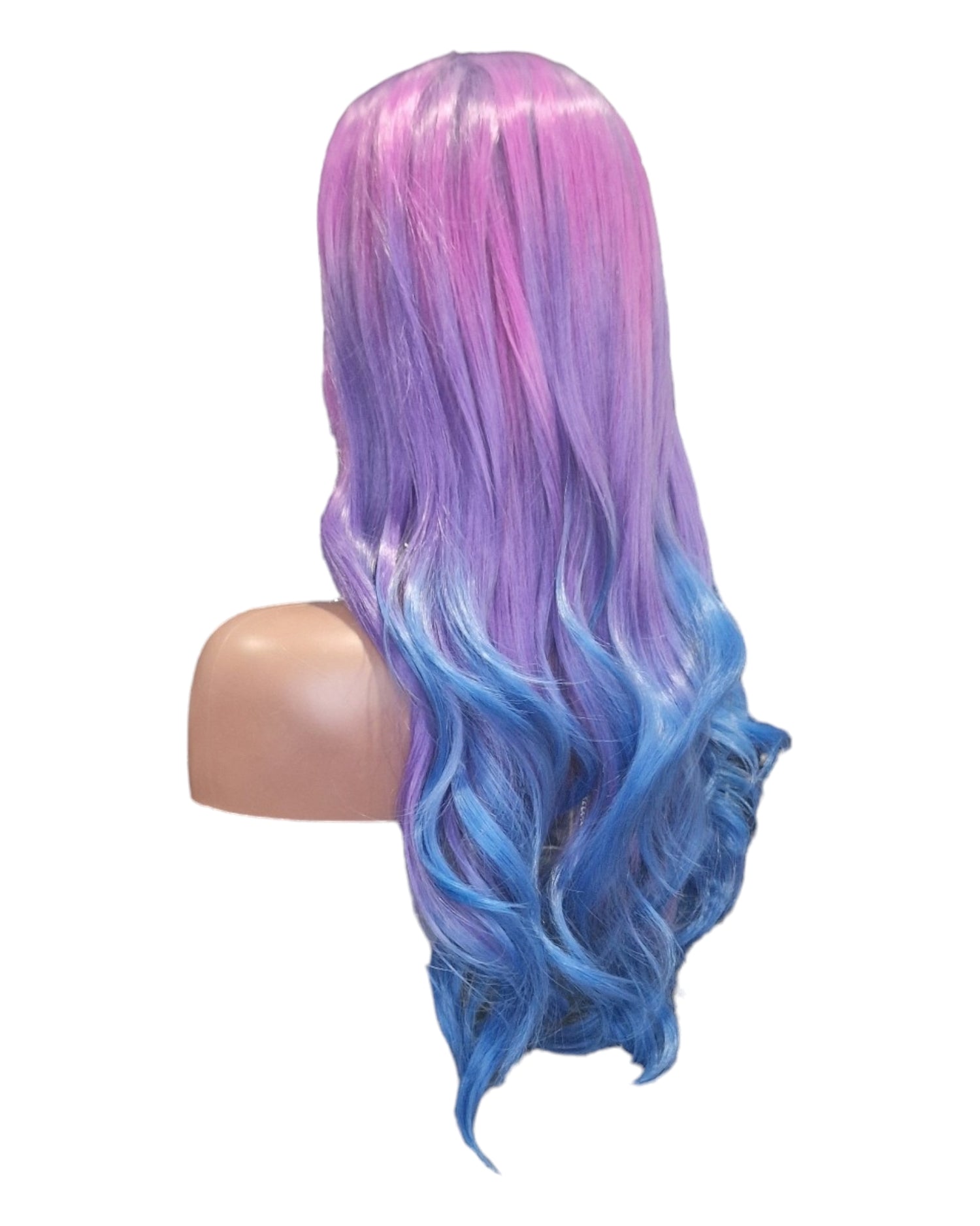 Pink Purple Violet Ombre Lace Front Wig. Aria-CelebWigs