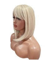 Platinum Blonde Bob Hairstyle Wig. Katie-CelebWigs