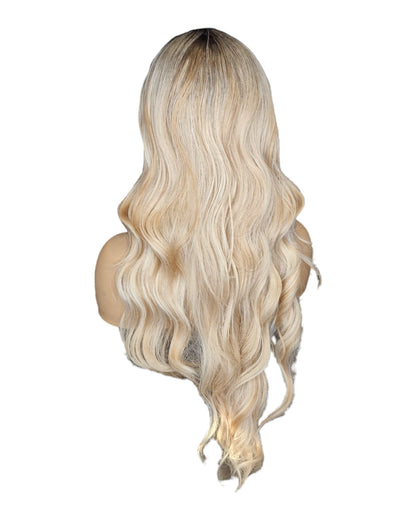 Long Wavy Blonde Highlights Jools Wig.-CelebWigs