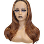 Auburn Caramel Ginger T Part Lace Front Wig. Amira T