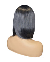 Black Bob Lob Hairstyle Wig. Katy-CelebWigs