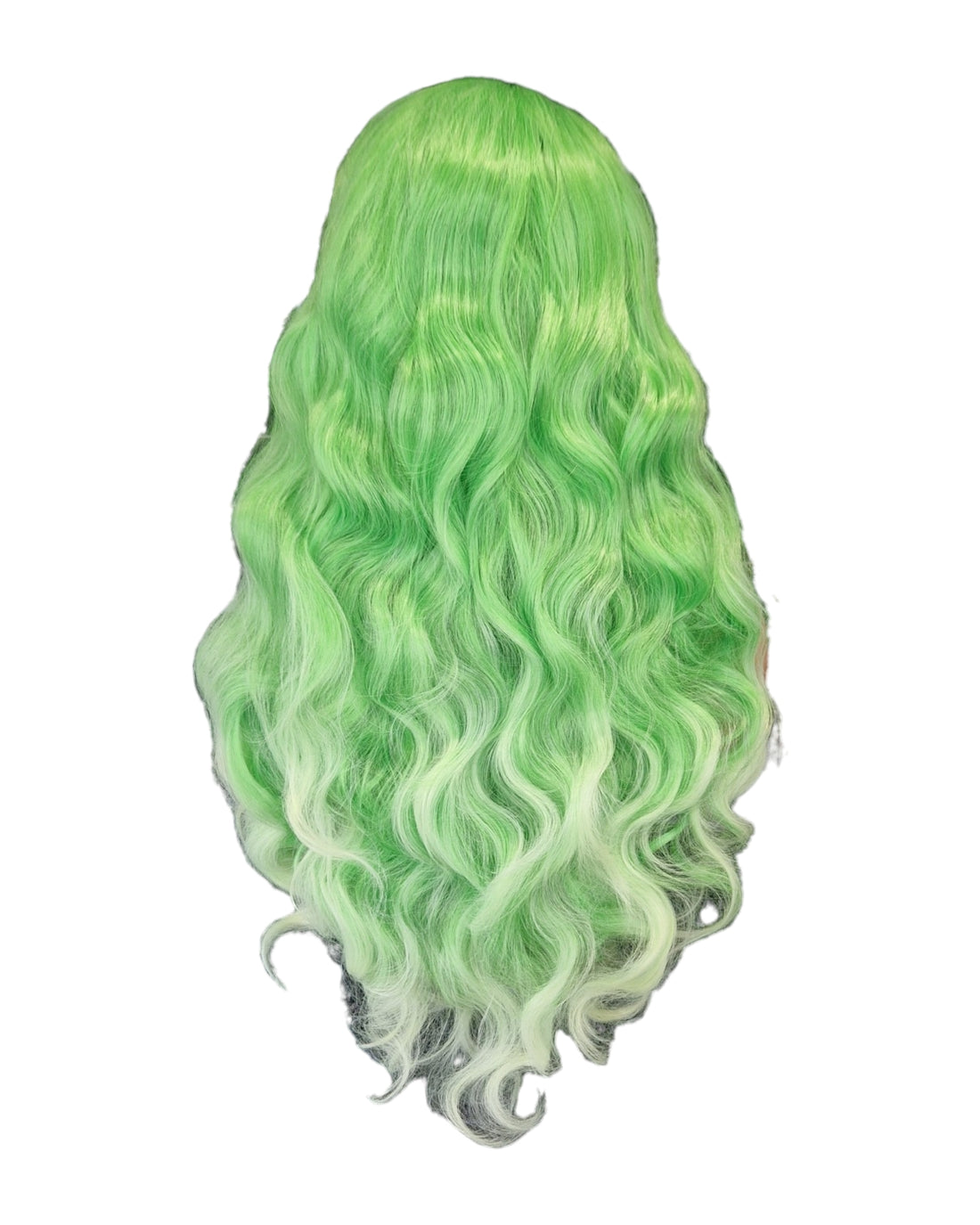 Green Ombre Wavy Lace Front Wig. Viper