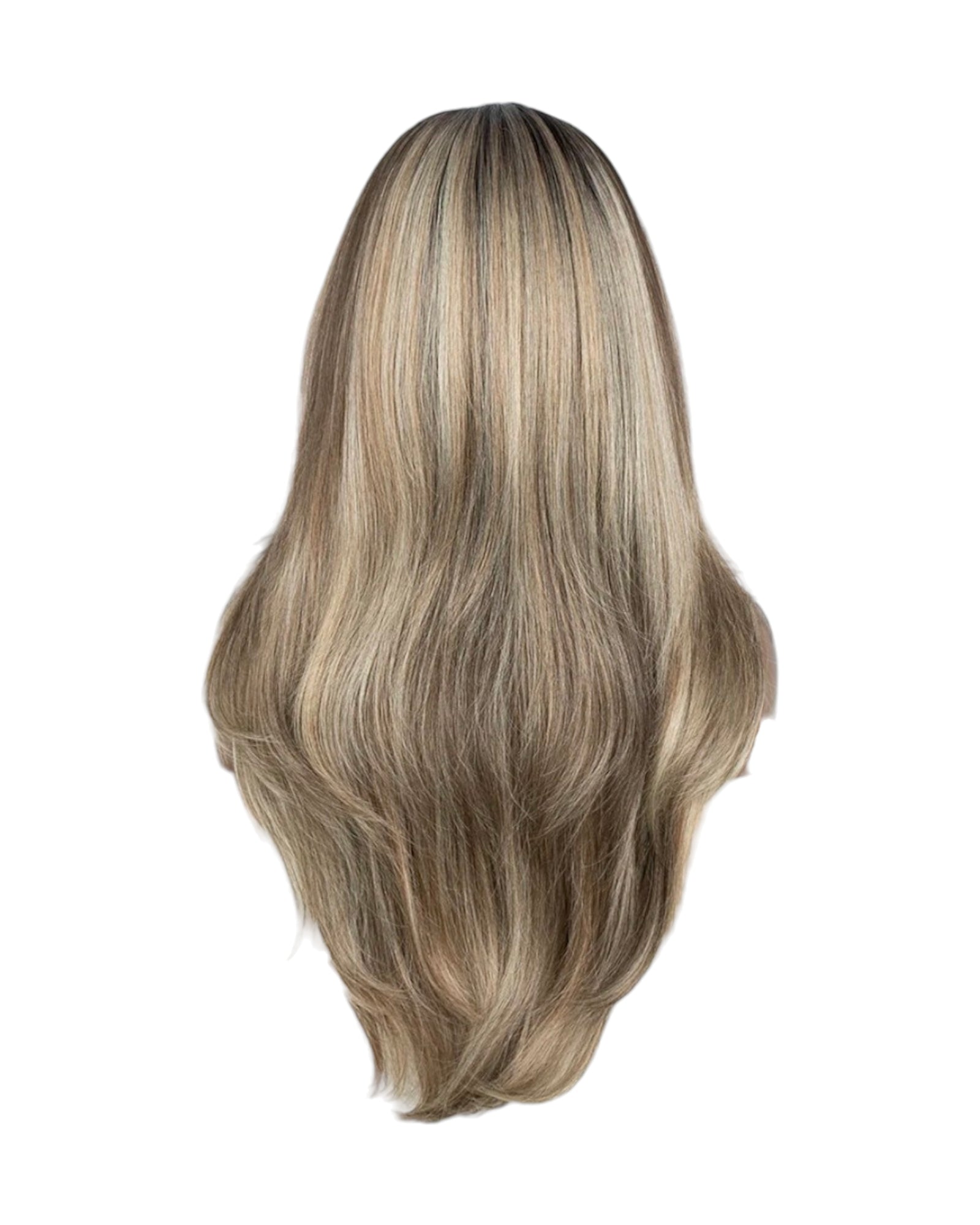 Celebrity blonde popular silver lace front wig