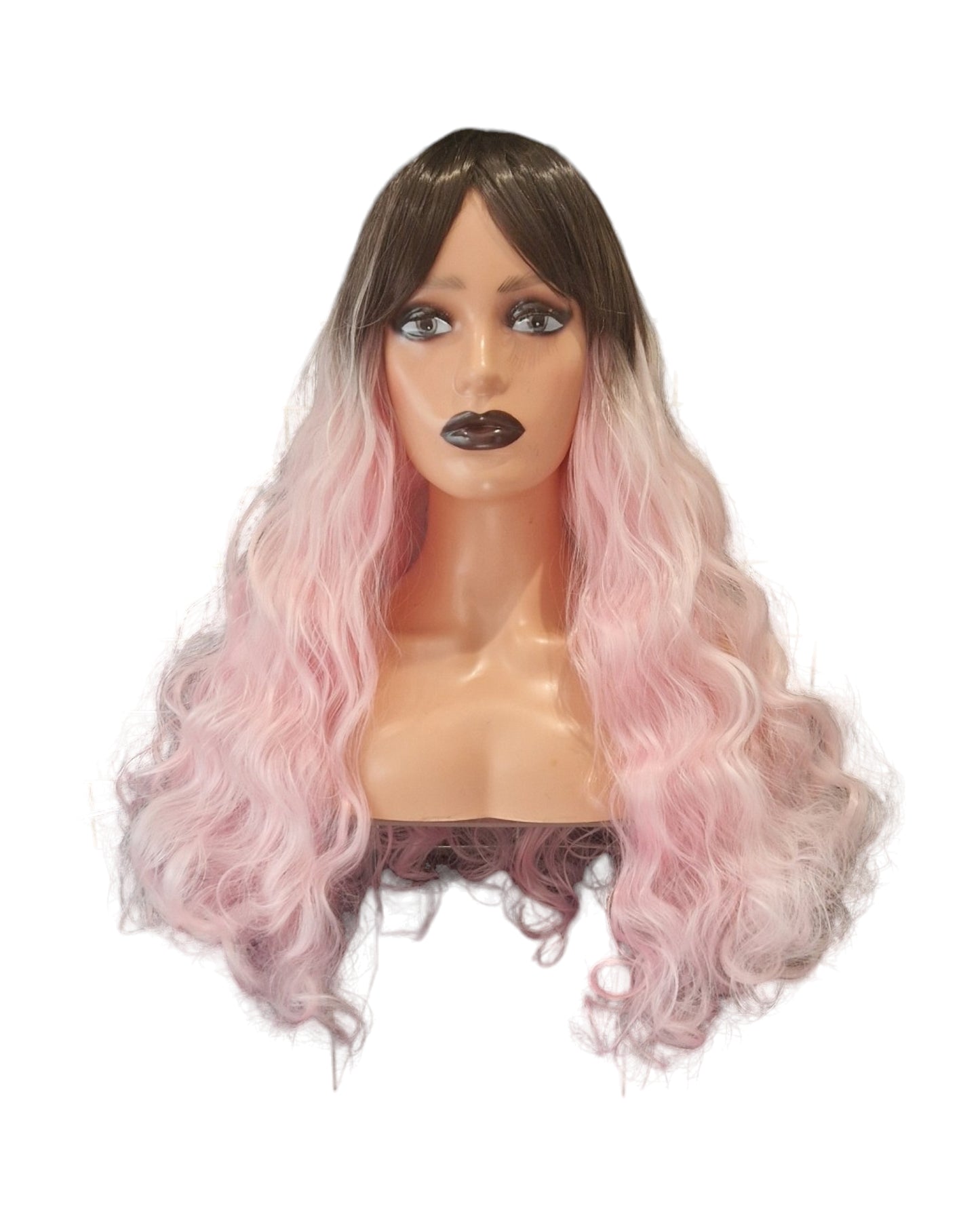 Pastel Pink Ombre Cosplay Festival Drag Wig. Troya.
