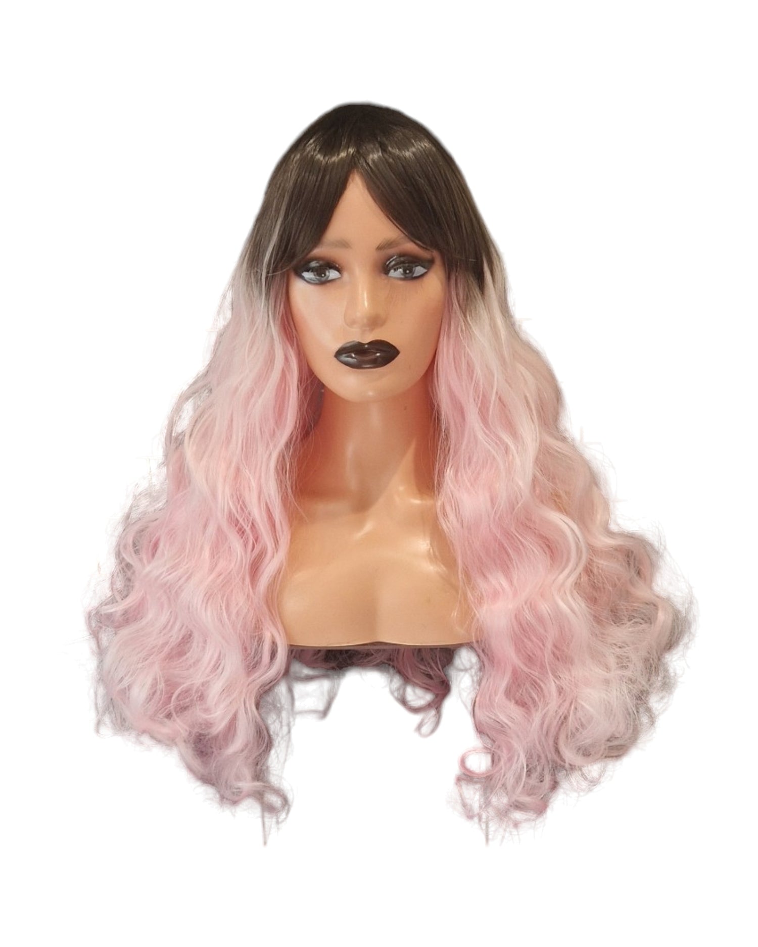 Pastel Pink Ombre Cosplay Festival Drag Wig. Troya.-CelebWigs