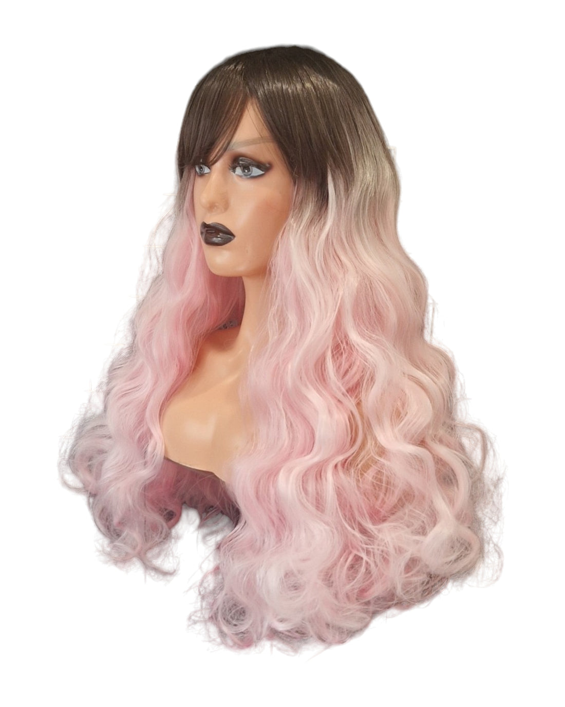 Pastel Pink Ombre Cosplay Festival Drag Wig. Troya.