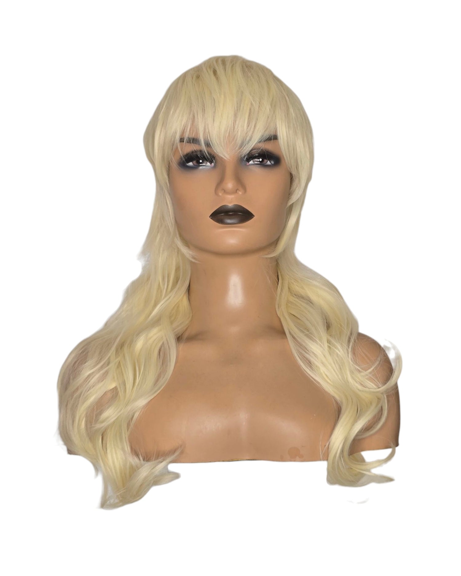 Blonde Rock Chick Shag Mullet Wig. Miley X wig.