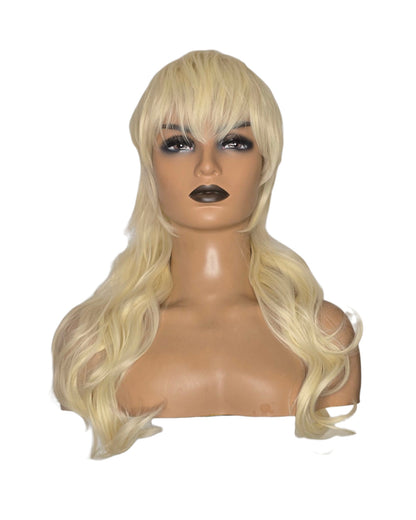 Blonde Rock Chick Shag Mullet Wig. Miley X wig.