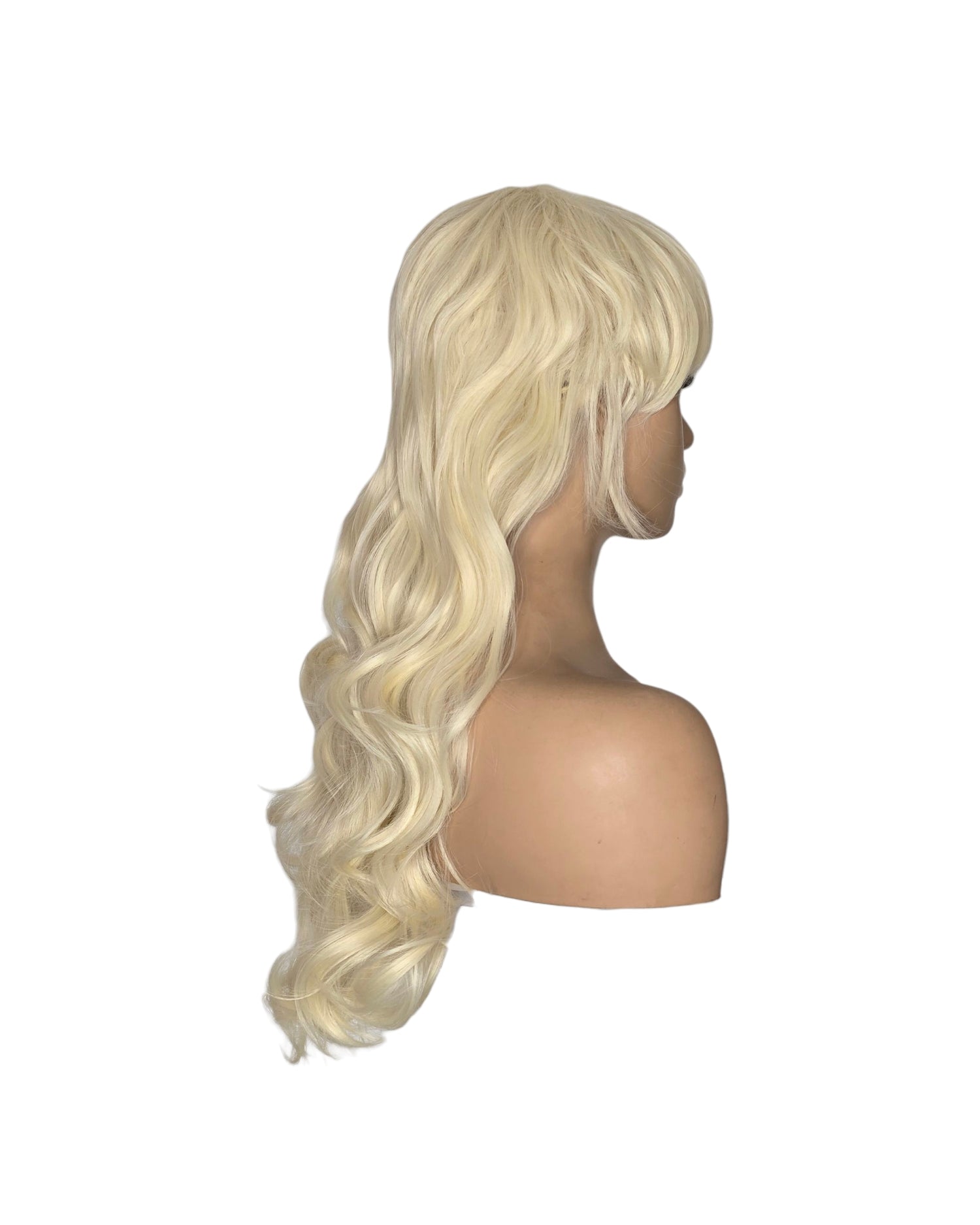 Blonde Rock Chick Shag Mullet Wig. Miley X wig.