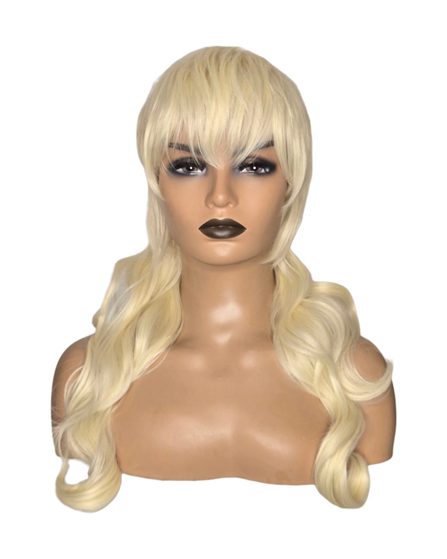 Blonde Rock Chick Shag Mullet Wig. Miley X wig.