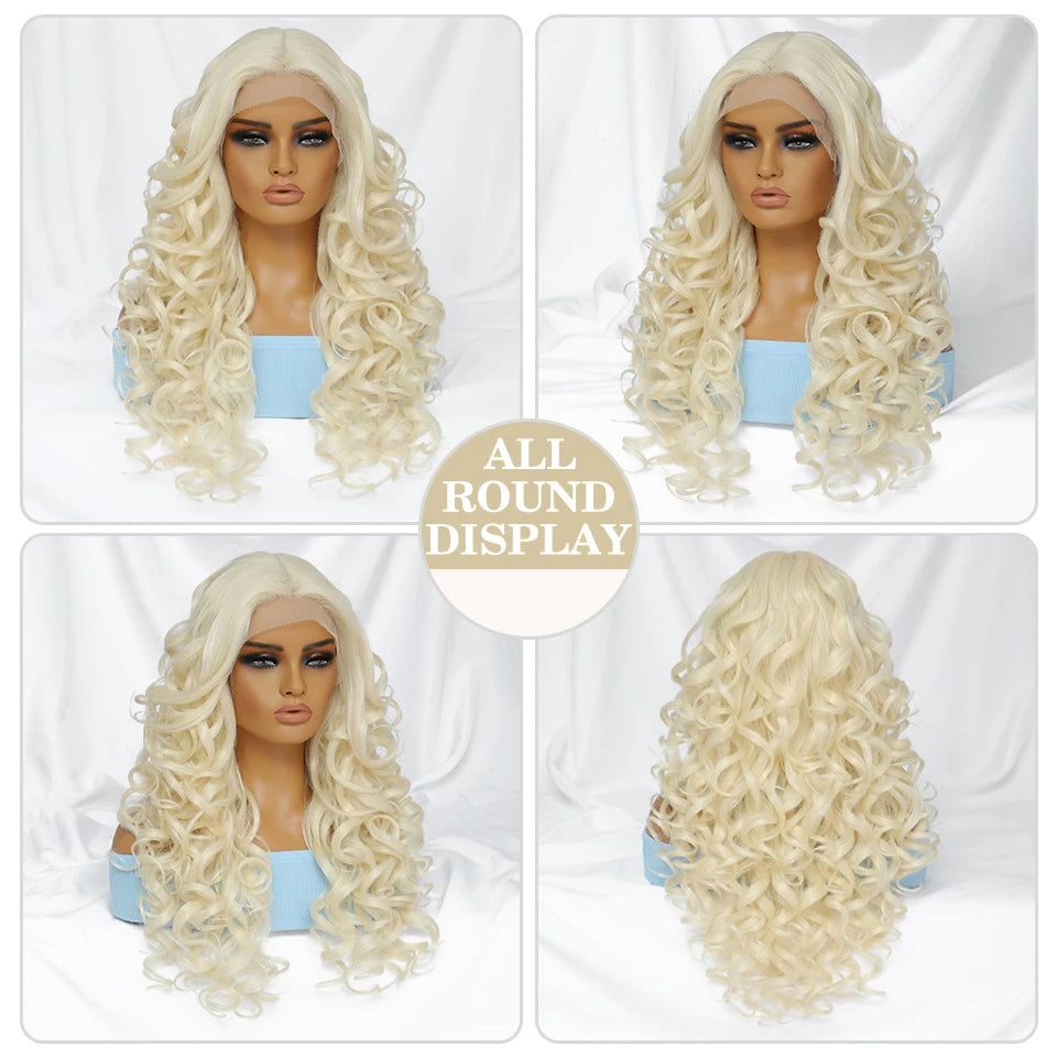 Curly Lace Front Wig. Glueless T Part Lace in Dark Brown. Zena