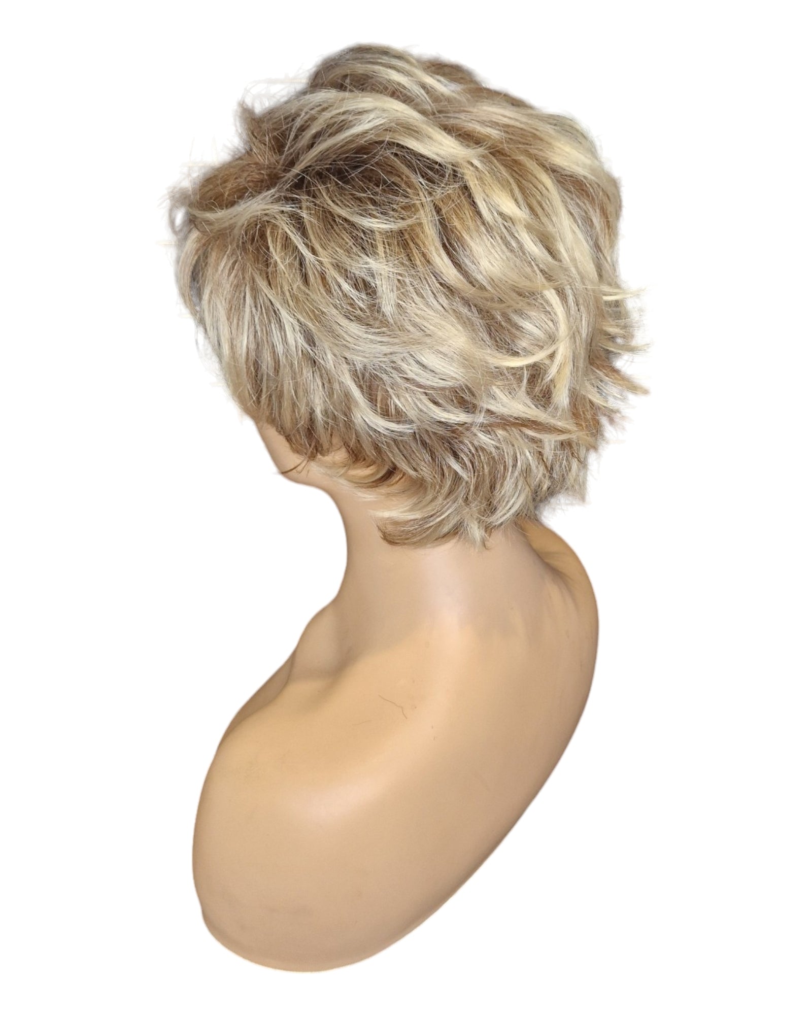 Short Urchin Toasted Blonde Wig. Sophie-CelebWigs