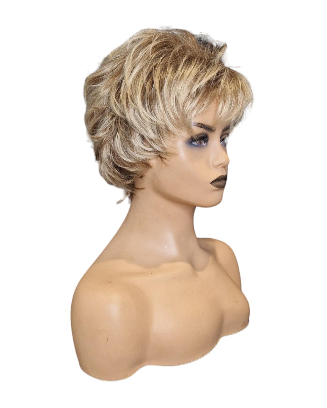 Short Urchin Toasted Blonde Wig. Sophie-CelebWigs