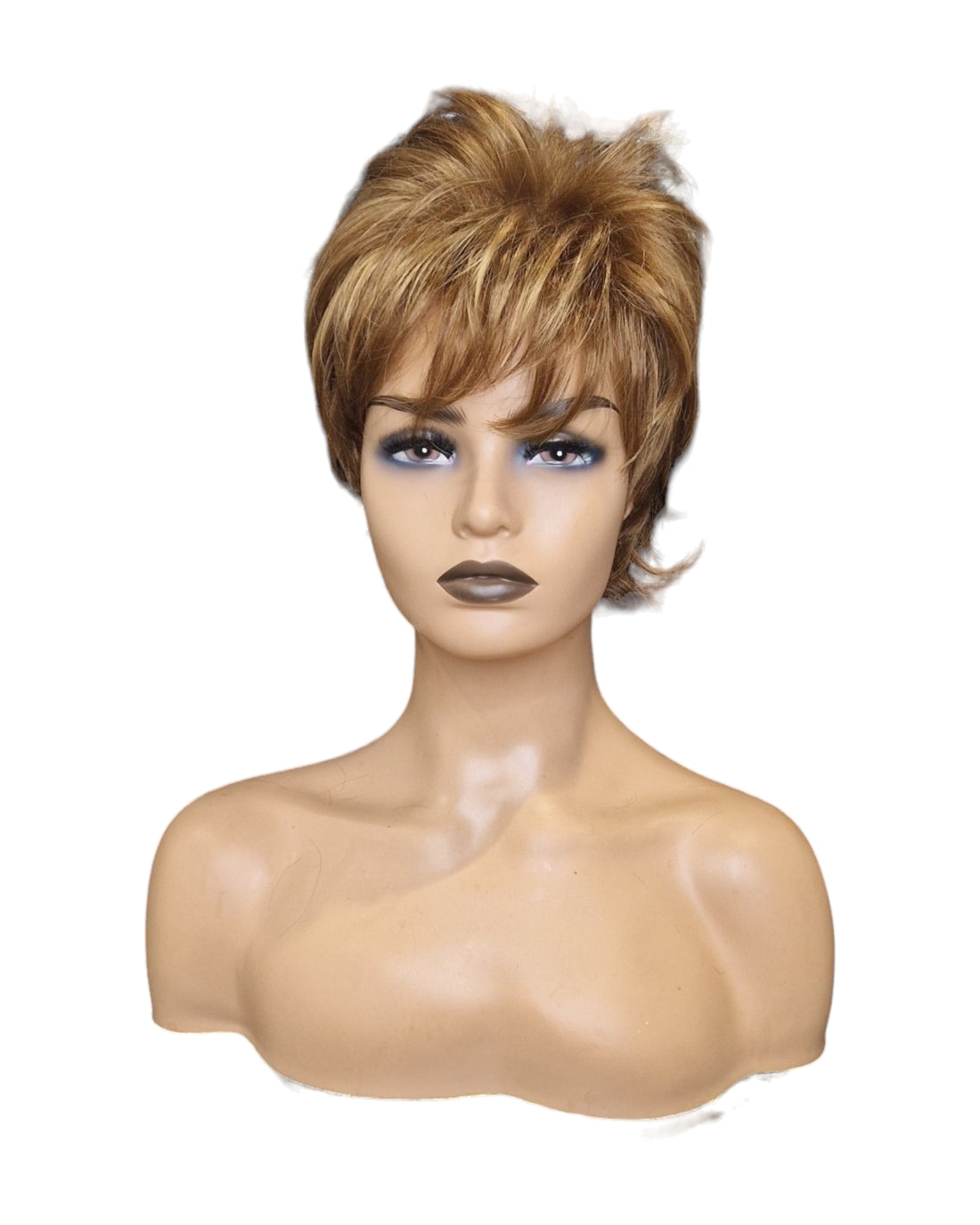 Honey Blonde Urchin Cut Wig. Sophie