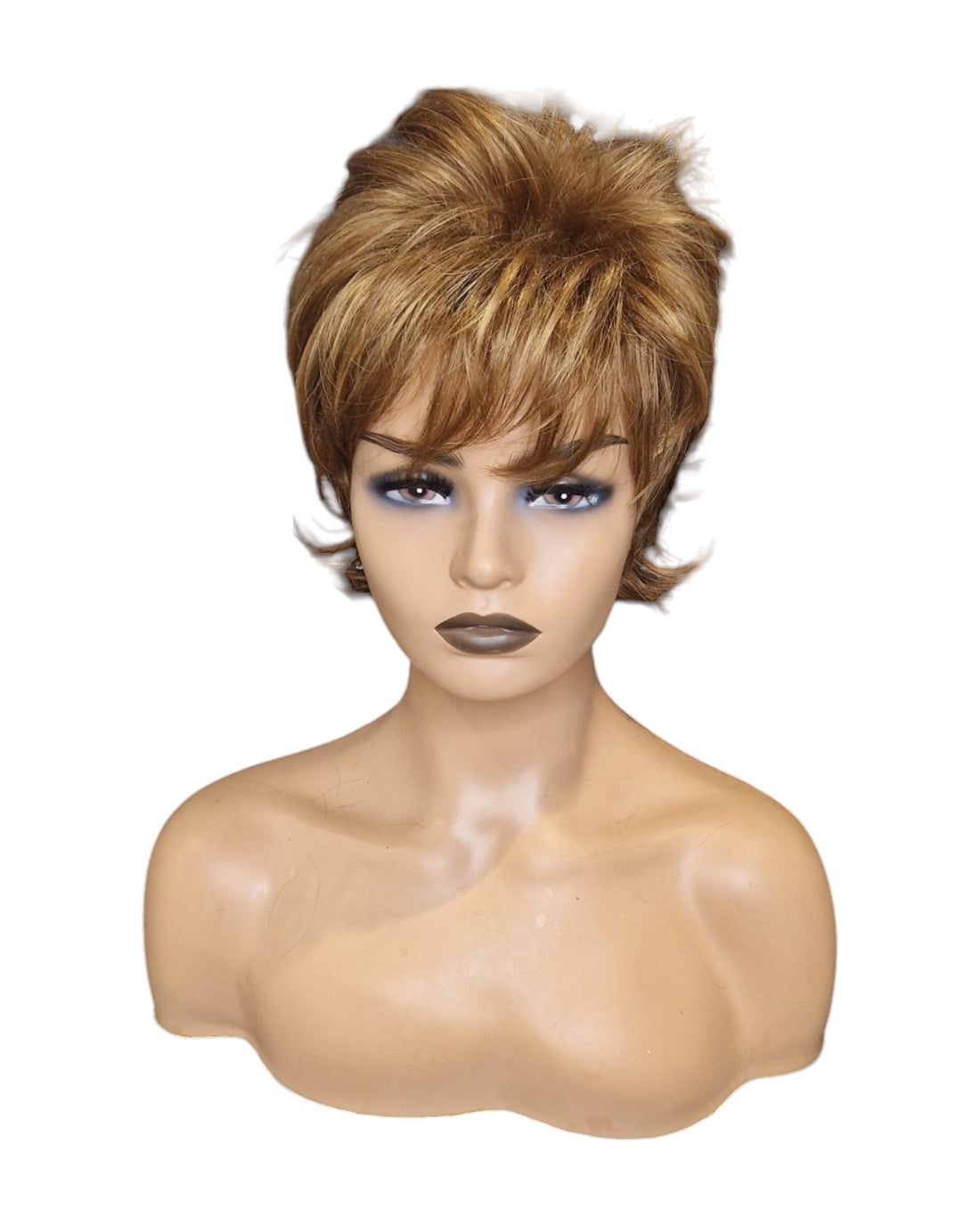 Honey Blonde Urchin Cut Wig. Sophie