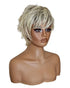 Short Ash Blonde Urchin Cut Wig. Camilla