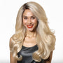 Wavy Blonde Lace Front Side Part Wig. Bronte