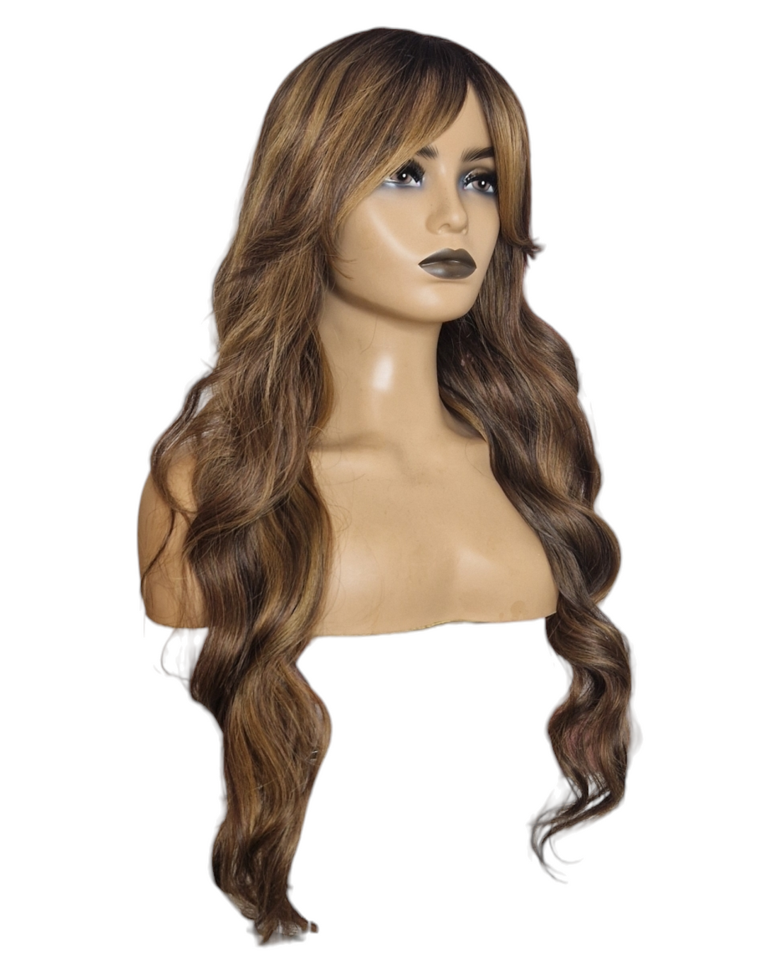 Brown Coco Middle Part Lace Wig. Wendi