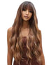 Brown Caramel Long Wig. Nalo