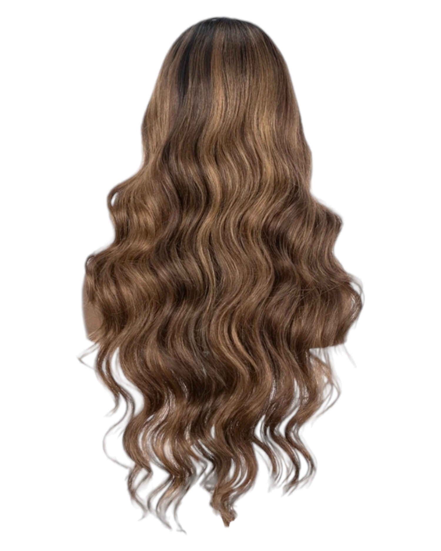 Brown Coco Middle Part Lace Wig. Wendi