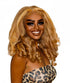 Apricot Blonde Barrel Curl Lace Front Wig. Basha