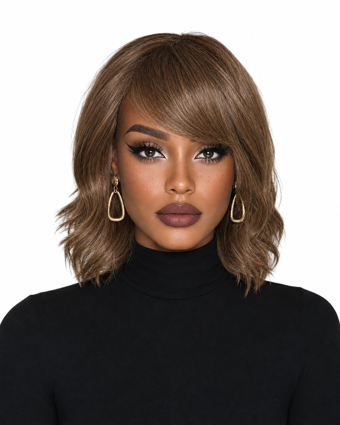 Autumn Blonde Wavy Bob Style Wig. Abbi