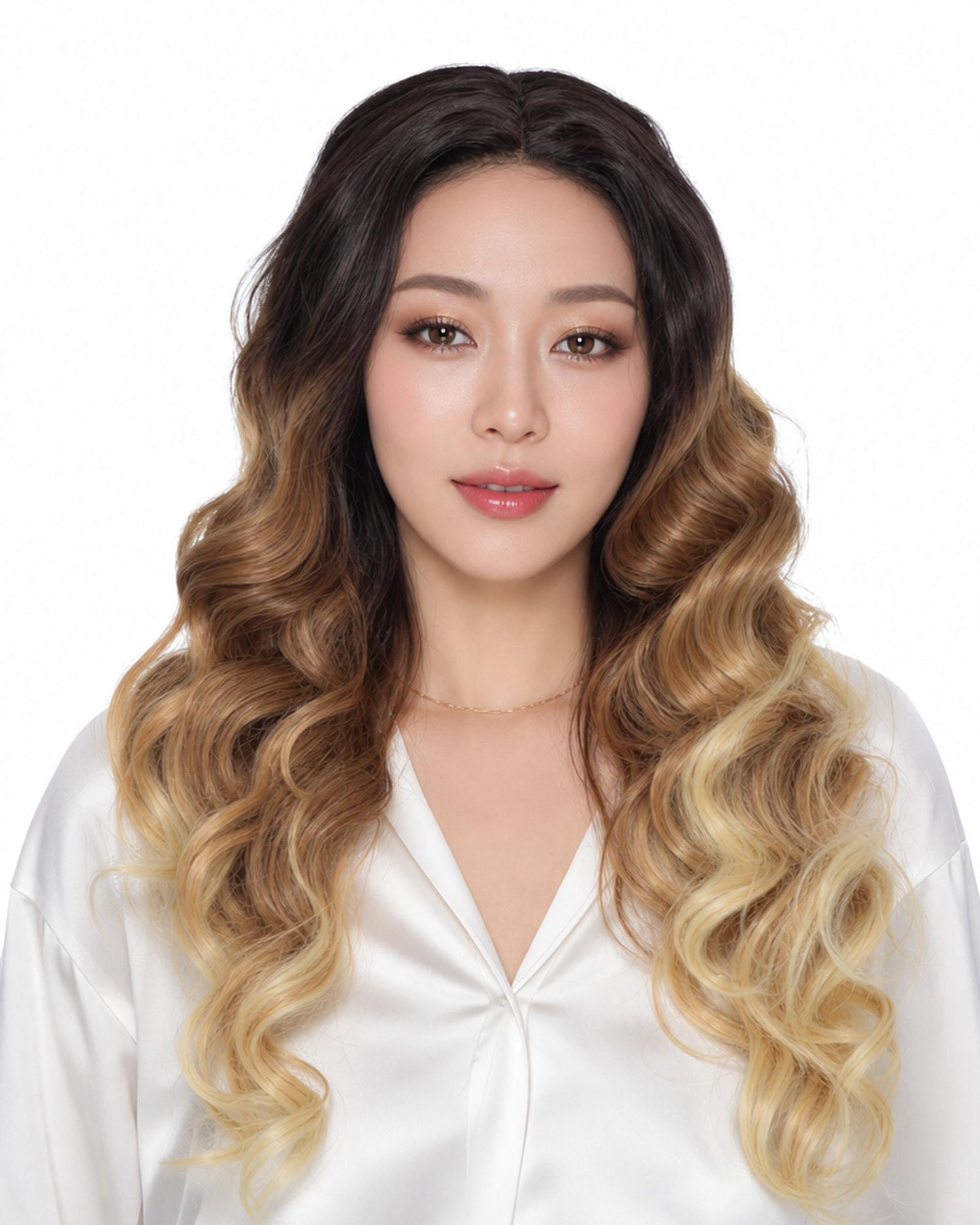 Blonde Brown Ombre Lace Front Wig. SarahJ Wig