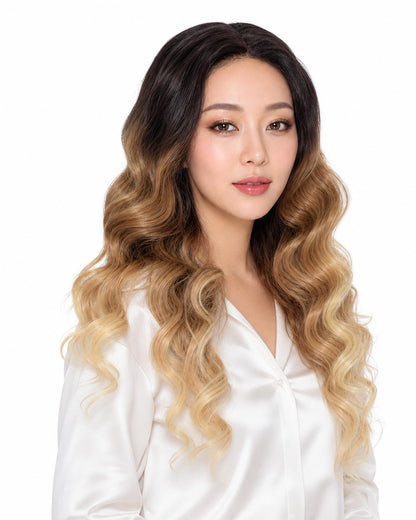 Blonde Brown Ombre Lace Front Wig. SarahJ Wig