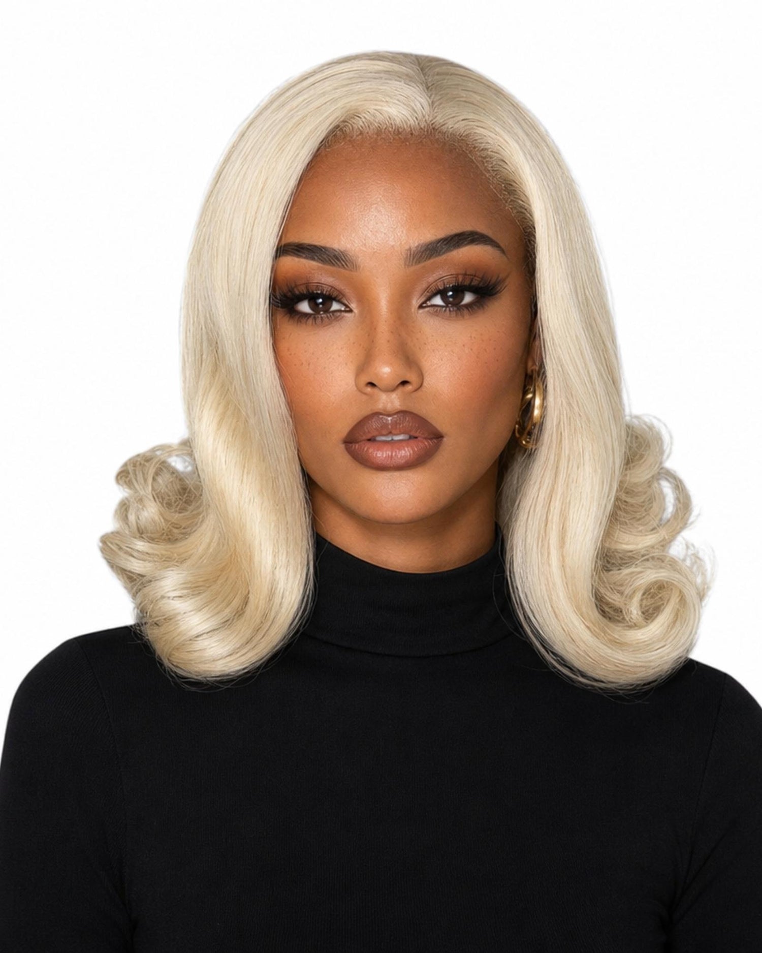 Blonde Glam Bob Lace Front Wig. Jools