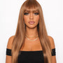 Dali Caramel Brown 24-Inch Straight Wig