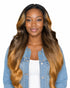 Caramel Ombre Lace Front Wig. Baye