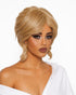 Dark Blonde Faux Up Do Bob Wig. Rose.