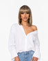 Melted blonde ombre straight bob wig - Kelsee - front view - Hair By MissTresses - CelebWigs